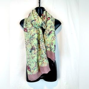 Pickled Pink Bird Scarf